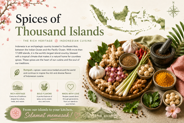 Spices of Thousand Islands